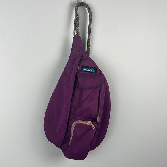 Kavu Handbags - Kavu purple rope sling crossbody bag